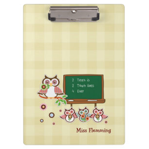 Teacher Appreciation Customisable Gift Clipboards