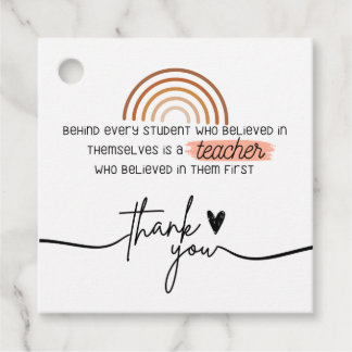 Teacher Appreciation day Gift Tag