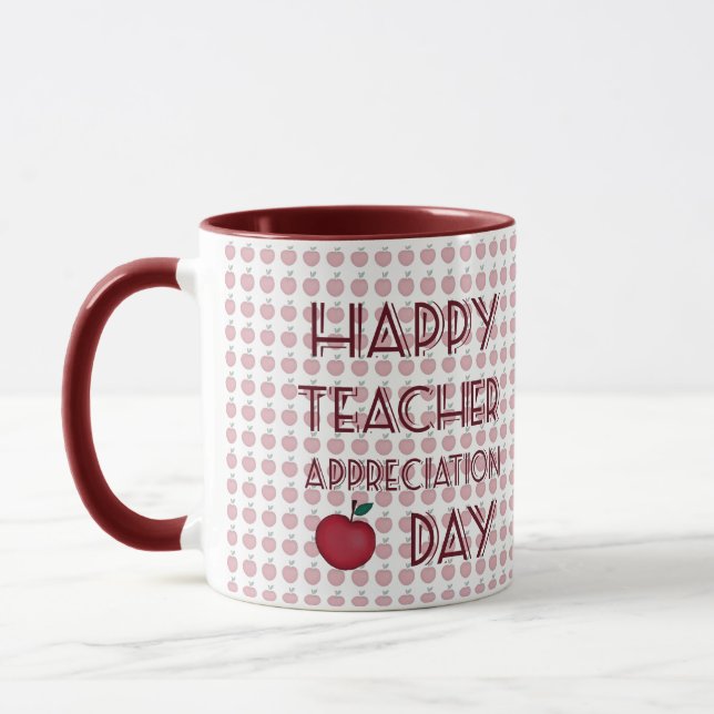 Teacher appreciation day  mug (Left)