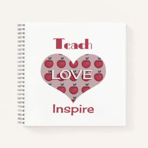 Teacher appreciation day notebook