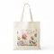 Teacher appreciation floral thank you tote bag
