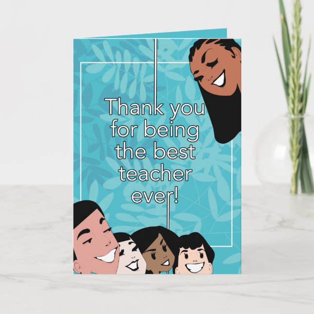 Teacher Appreciation for Her Thank You Card (Front)