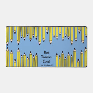 Teacher appreciation gift best teacher ever desk mat