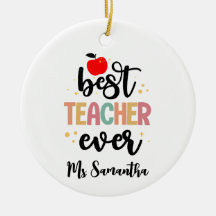 Teacher Appreciation Gift Best Teacher Name