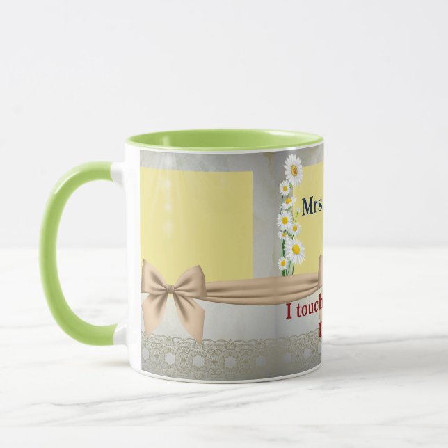 Teacher Appreciation Gift I Touch The Future Mug (Left)
