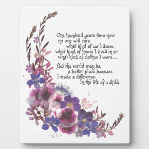 Teacher Appreciation Gift Plaque