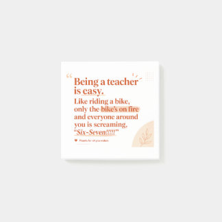 Teacher Appreciation Gifts & Cute School Designs Post-it Notes