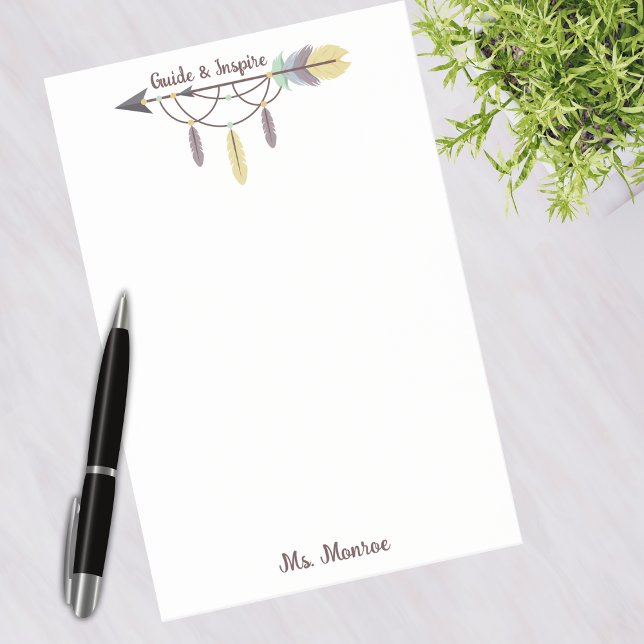 Teacher Appreciation Guide and Inspire Boho Arrow Post-it Notes (Creator Uploaded)