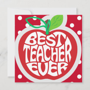 Teacher Appreciation Holiday Card