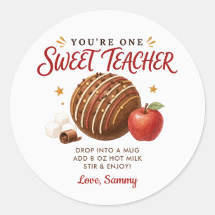 Teacher Appreciation Hot Cocoa Bomb Gift Labels