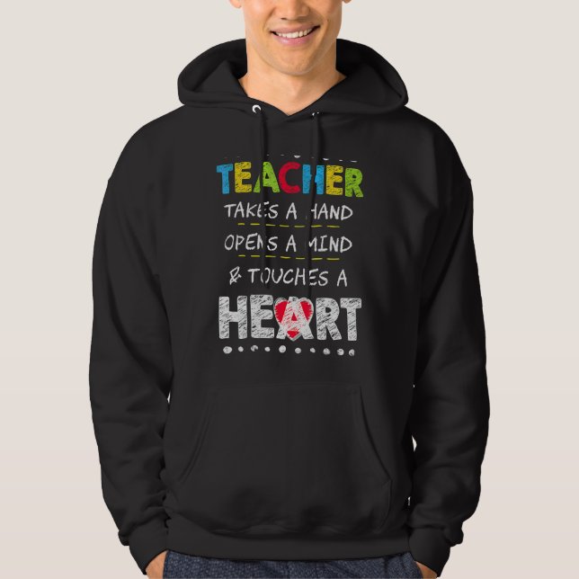 Teacher Appreciation Inspirational Quote  Test Day Hoodie (Front)