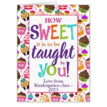 Teacher Appreciation Leaving Thank You Oversized