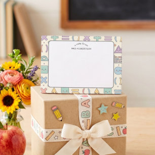 Teacher appreciation Mathematics Pattern Post-it Notes