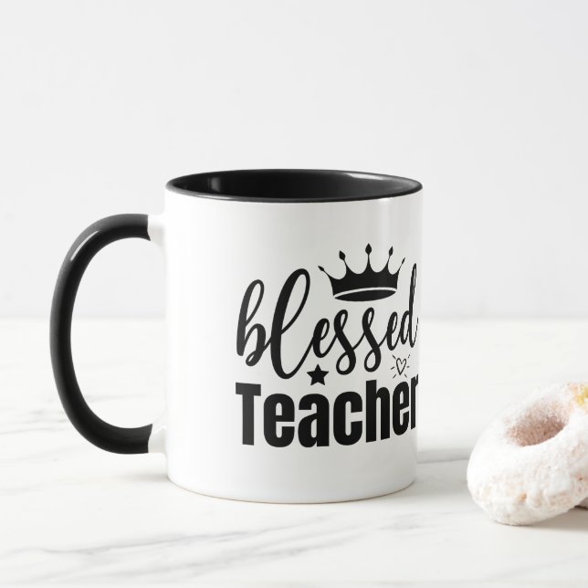 Teacher Appreciation Mug | Thank You Gift (With Donut)
