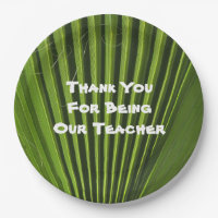 Teacher Appreciation Palm Leaf Photo Thank You