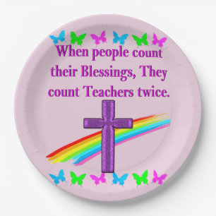 TEACHER APPRECIATION PAPER PLATE