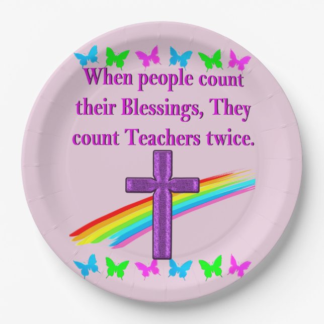 TEACHER APPRECIATION PAPER PLATE (Front)