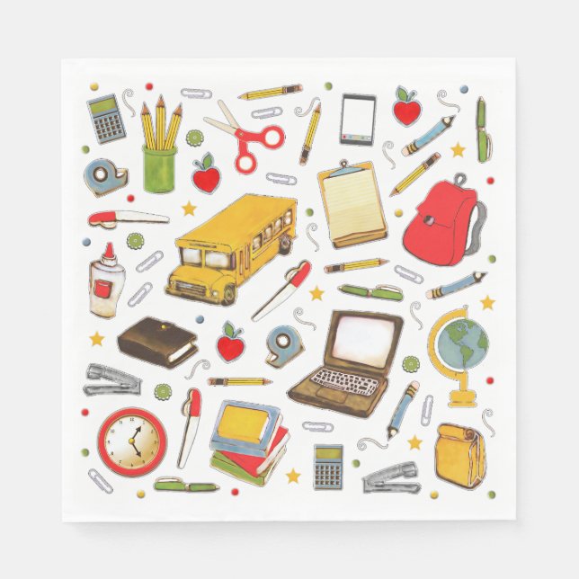 Teacher Appreciation Party Napkin (Front)