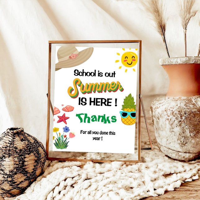 Teacher Appreciation Party Sunshine Thank You SIgn (Creator Uploaded)