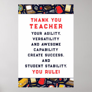 Teacher Appreciation Poster