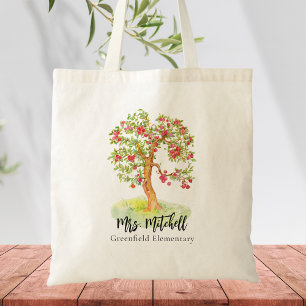 Teacher Appreciation Thank You Modern Watercolor Tote Bag
