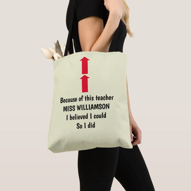 TEACHER APPRECIATION TOTE BAG (Close Up)