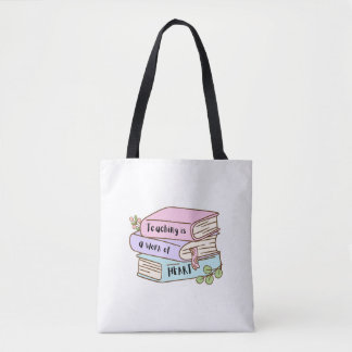 Teacher appreciation tote bag | Custom message