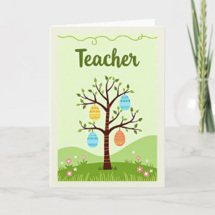 Teacher Appreciation Tree Card