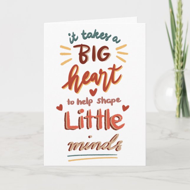 Teacher Appreciation Valentine Card (Front)