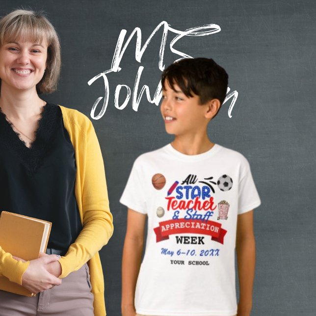Teacher Appreciation Week All Star School Kid's T-Shirt (Teacher Appreciation Week All Star School Kid's T-Shirt)