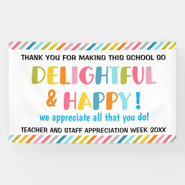 Teacher Appreciation Week Banner (Horizontal)