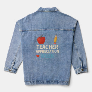Teacher Appreciation Week Denim Jacket