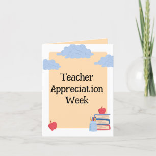 Teacher Appreciation Week  Holiday Card