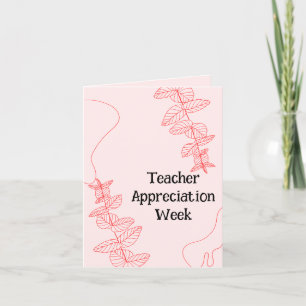 Teacher Appreciation Week  Holiday Card