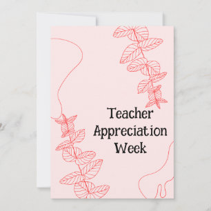 Teacher Appreciation Week  Holiday Card