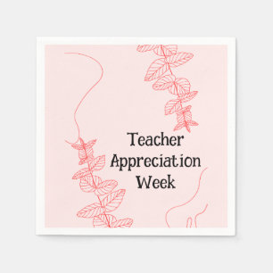 Teacher Appreciation Week Napkin