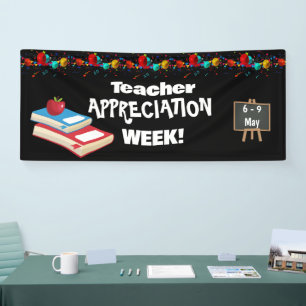 Teacher Appreciation Week Party Decor Banner