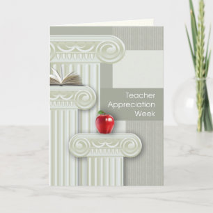 Teacher Appreciation Week Thank You Card