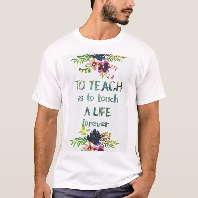 Teacher Appreciation Week Typography T-Shirt (Front)