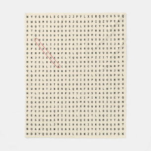 Teacher Appreciation Word Search Blanket  