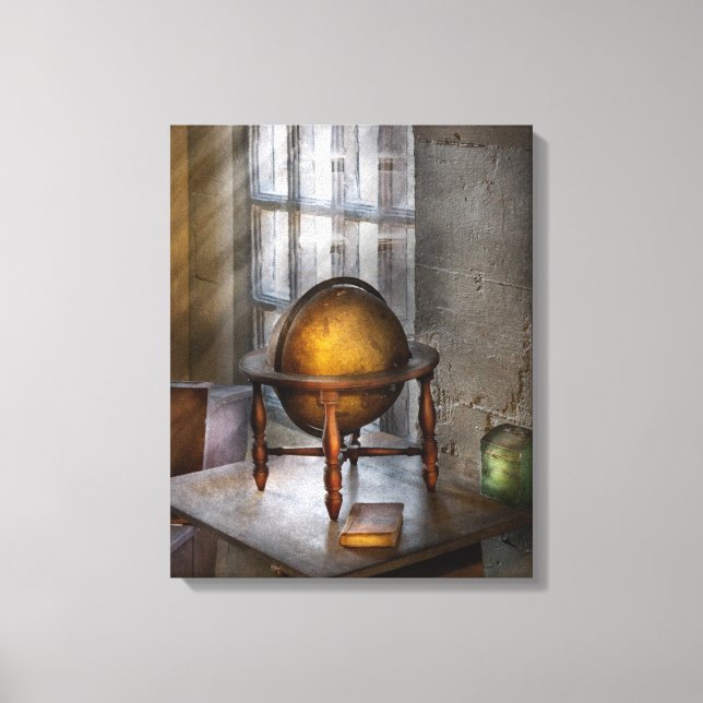 Teacher - Around the world Canvas Print (Front)