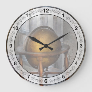 Teacher - Around the world Large Clock