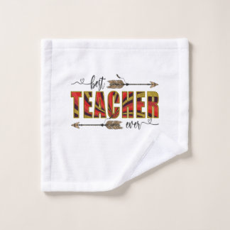 Teacher Art Best Teacher Evers Wash Cloth