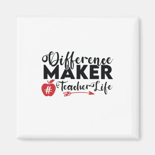 Teacher Art Difference Maker Teacher Life Magnet