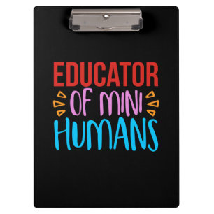 Teacher Art Educator Of Mini Human Clipboard