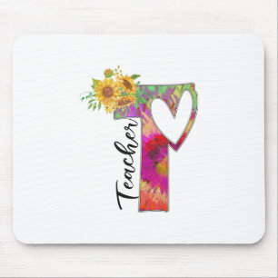 Teacher Art Flower Teacher Mouse Mat