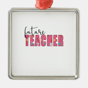 Teacher Art Future Teacher Metal Tree Decoration