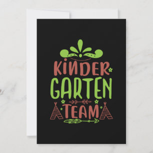 Teacher Art Kindergarten Team Holiday Card