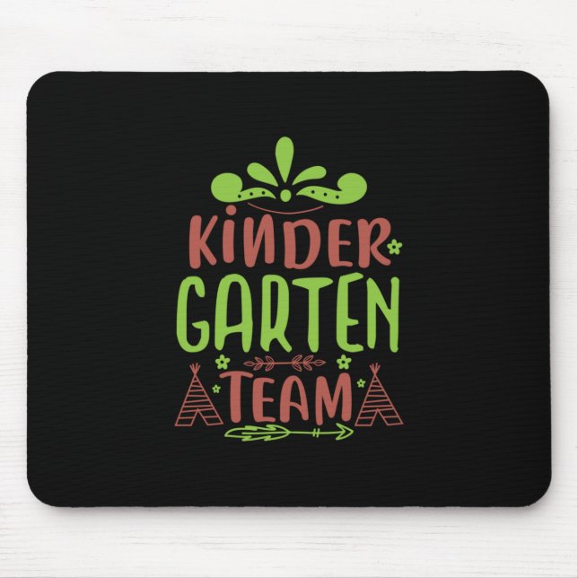 Teacher Art Kindergarten Team Mouse Mat (Front)