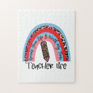 Teacher Art My Time Teacher Life Jigsaw Puzzle